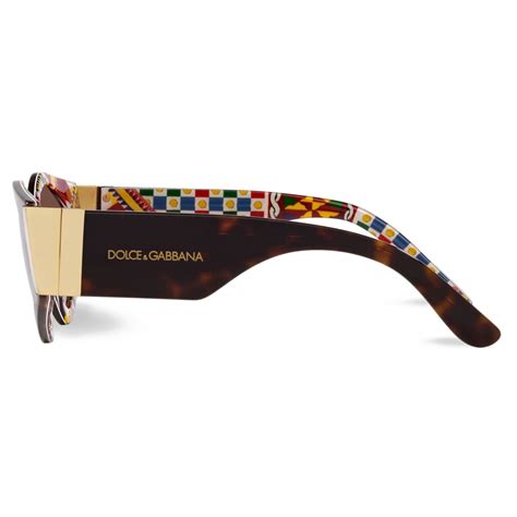 dolce and gabbana half print sunglasses|authentic dolce and gabbana sunglasses.